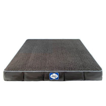 Sealy Cushy Comfy Modern Grey Dog Beds Cover