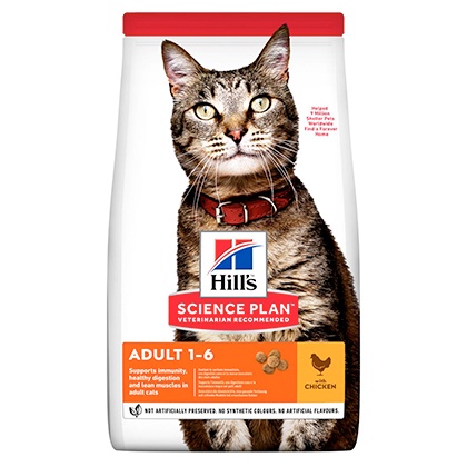 Hills Science Plan Adult Chicken Dry Cat Food
