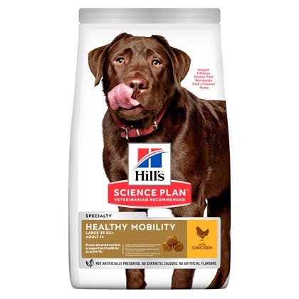 Hills Science Plan Adult Healthy Mobility Large Breed Chicken Dry Dog Food