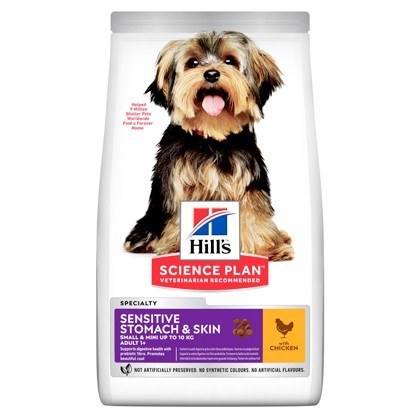Hills Science Plan Adult Sensitive Stomach & Skin Small & Mini Chicken Dog Food
