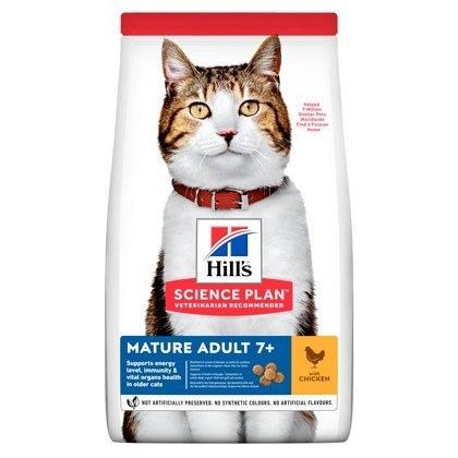 Hills Science Plan Mature Adult Chicken Dry Cat Food