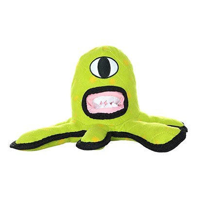 Tuffy Alien Green Dog Toy