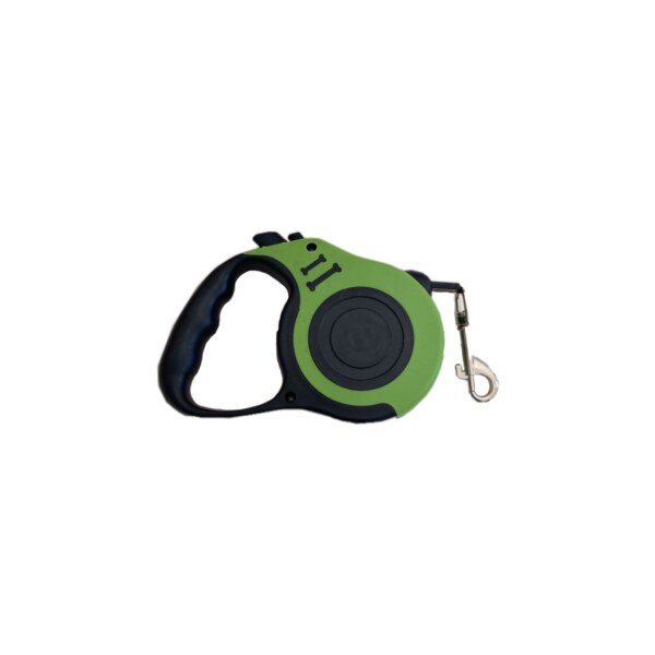 Dogs Retractable Dog Leash 5m Green