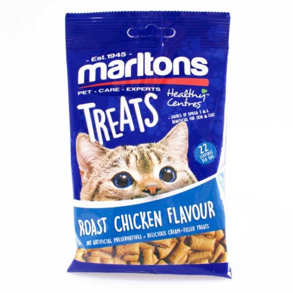Marltons Cat Treats Heathy Cntres Roast Chicken