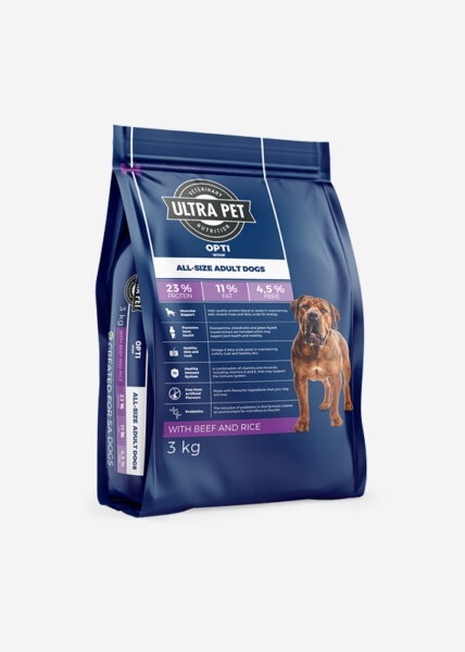 Ultra Pet Optiwoof Adult All Sizes dry dog food 2022