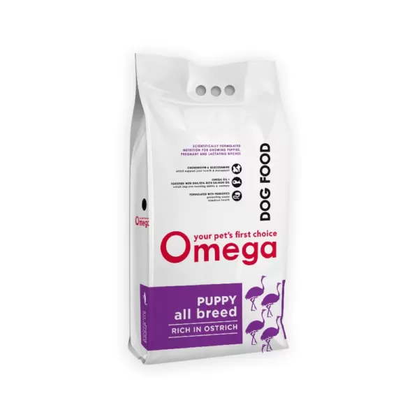 buy omega puppy all breed ostrich dog food